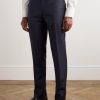 Slim-Fit Straight-Leg Checked Super 130s Wool Suit Trousers - FR Slim-Fit Straight-Leg Checked Super 130s Wool Suit Trousers - FR