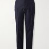 Slim-Fit Straight-Leg Checked Super 130s Wool Suit Trousers Slim-Fit Straight-Leg Checked Super 130s Wool Suit Trousers