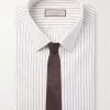 Striped Cotton and Silk-Blend Shirt - E1 Striped Cotton and Silk-Blend Shirt - E1