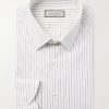 Striped Cotton and Silk-Blend Shirt Striped Cotton and Silk-Blend Shirt