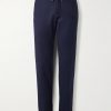 Tapered Wool-Flannel Drawstring Trousers