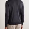 Slim-Fit Wool Sweater - BK Slim-Fit Wool Sweater - BK