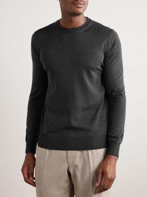 Slim-Fit Wool Sweater - FR Slim-Fit Wool Sweater - FR