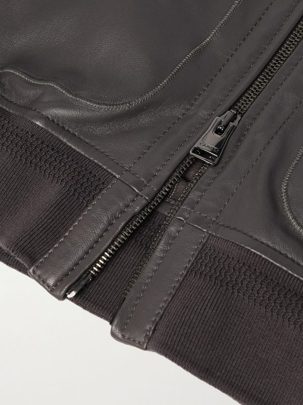 Nuvola Leather Bomber Jacket - E1 Nuvola Leather Bomber Jacket - E1