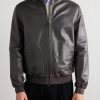 Nuvola Leather Bomber Jacket - FR Nuvola Leather Bomber Jacket - FR