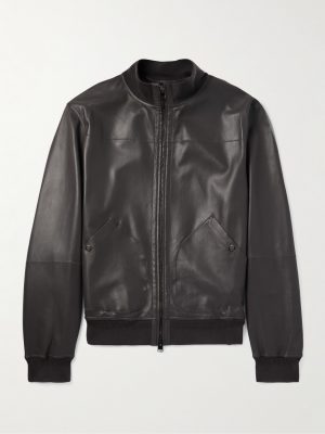 Nuvola Leather Bomber Jacket Nuvola Leather Bomber Jacket