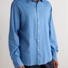 Cotton-Blend Chambray Shirt - FR