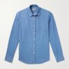 Cotton-Blend Chambray Shirt