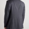 Super 130s Slim-Fit Checked Wool Suit Jacket - BK