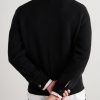 Wool and Cashmere-Blend Cardigan - BK Wool and Cashmere-Blend Cardigan - BK