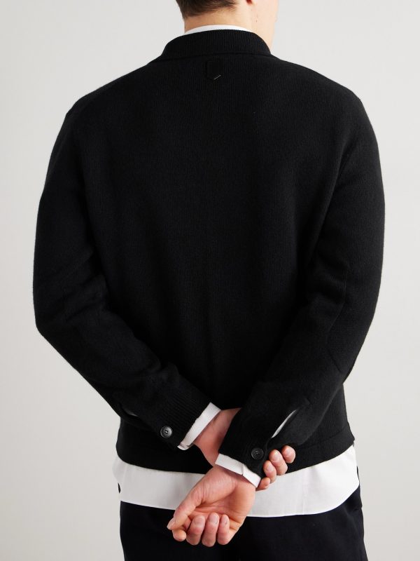 Wool and Cashmere-Blend Cardigan - BK Wool and Cashmere-Blend Cardigan - BK