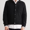 Wool and Cashmere-Blend Cardigan - FR Wool and Cashmere-Blend Cardigan - FR