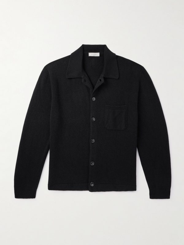 Wool and Cashmere-Blend Cardigan Wool and Cashmere-Blend Cardigan