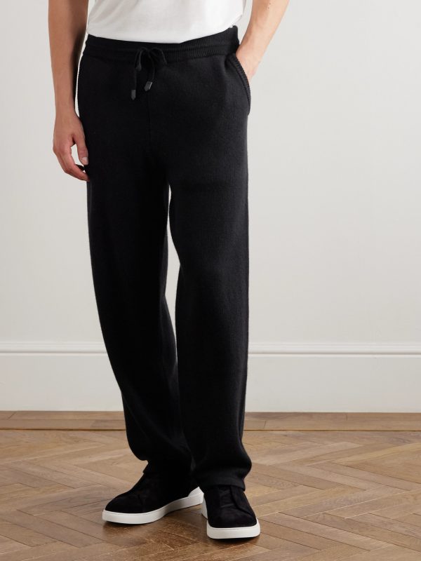 Straight-Leg Wool and Cashmere-Blend Sweatpants - FR