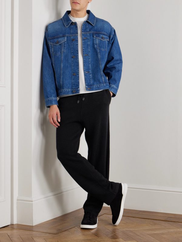 Straight-Leg Wool and Cashmere-Blend Sweatpants - OU