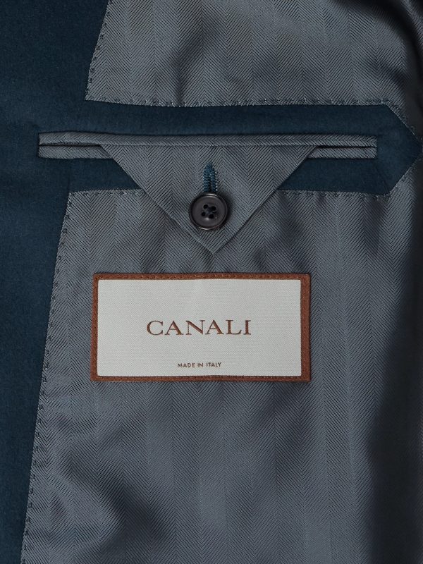 Double-Breasted Brushed Wool and Cashmere-Blend Blazer - E1