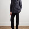 Double-Breasted Super 130s Wool Suit Jacket - OU Double-Breasted Super 130s Wool Suit Jacket - OU