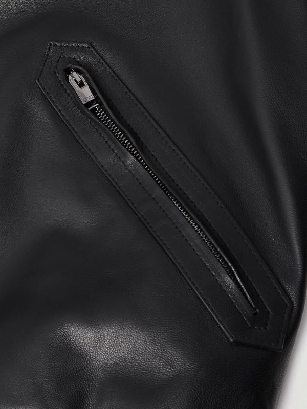 Reversible Leather and Shell Bomber Jacket - E1