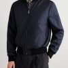 Reversible Leather and Shell Bomber Jacket - E2