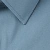 Spread-Collar Cotton-Blend Poplin Shirt - CU