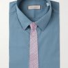 Spread-Collar Cotton-Blend Poplin Shirt - E1