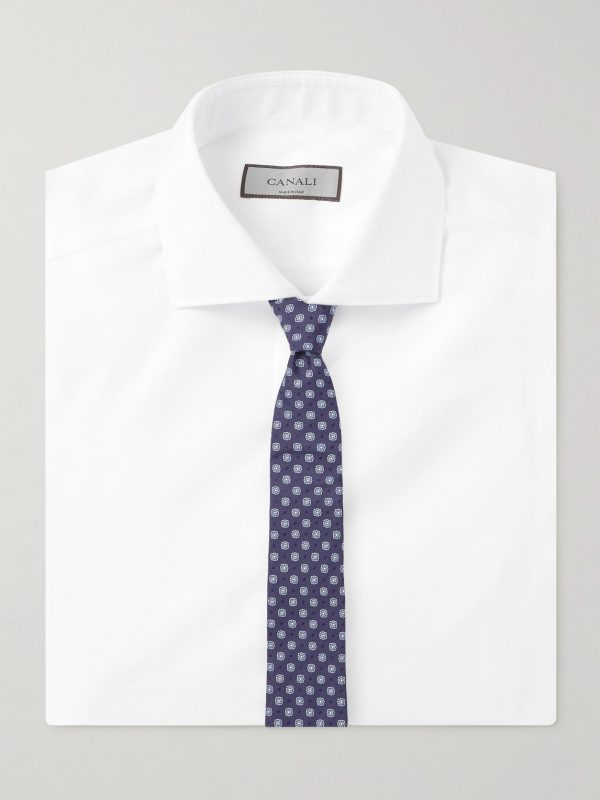 Cutaway-Collar Cotton-Twill Shirt - E1 Cutaway-Collar Cotton-Twill Shirt - E1