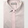 Striped Cotton-Poplin Shirt - E1 Striped Cotton-Poplin Shirt - E1