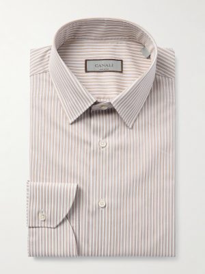 Striped Cotton-Poplin Shirt Striped Cotton-Poplin Shirt