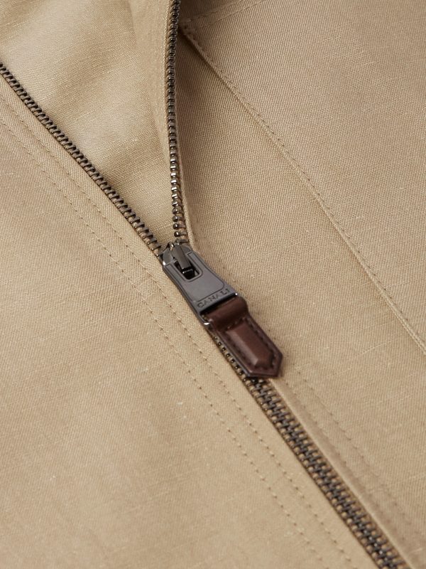 Linen and Silk-Blend Jacket - CU Linen and Silk-Blend Jacket - CU