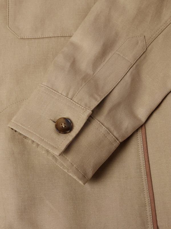 Linen and Silk-Blend Jacket - E1 Linen and Silk-Blend Jacket - E1