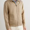 Linen and Silk-Blend Jacket - FR Linen and Silk-Blend Jacket - FR