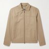 Linen and Silk-Blend Jacket Linen and Silk-Blend Jacket