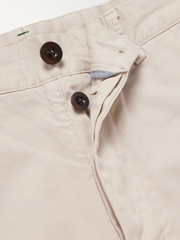 Field Slim-Fit Tapered Garment-Dyed Cotton-Twill Trousers - E1 Field Slim-Fit Tapered Garment-Dyed Cotton-Twill Trousers - E1