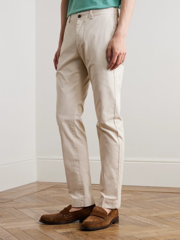 Field Slim-Fit Tapered Garment-Dyed Cotton-Twill Trousers - FR Field Slim-Fit Tapered Garment-Dyed Cotton-Twill Trousers - FR