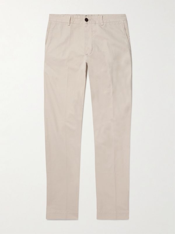 Field Slim-Fit Tapered Garment-Dyed Cotton-Twill Trousers Field Slim-Fit Tapered Garment-Dyed Cotton-Twill Trousers