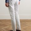 Field Straight-Leg Garment-Dyed Cotton-Twill Trousers - BK Field Straight-Leg Garment-Dyed Cotton-Twill Trousers - BK