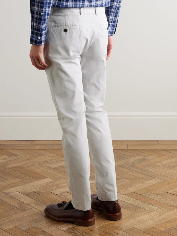 Field Straight-Leg Garment-Dyed Cotton-Twill Trousers - BK Field Straight-Leg Garment-Dyed Cotton-Twill Trousers - BK