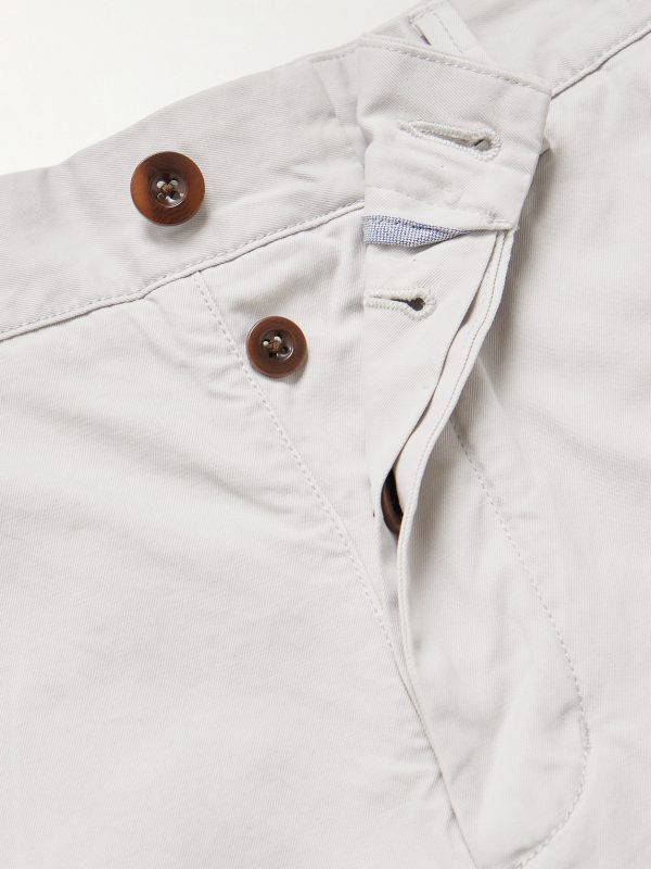 Field Straight-Leg Garment-Dyed Cotton-Twill Trousers - E1 Field Straight-Leg Garment-Dyed Cotton-Twill Trousers - E1