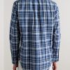 Button-Down Collar Checked Cotton-Madras Shirt - BK