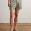 Slim-Fit Straight-Leg Garment-Dyed Cotton-Twill Shorts - FR Slim-Fit Straight-Leg Garment-Dyed Cotton-Twill Shorts - FR