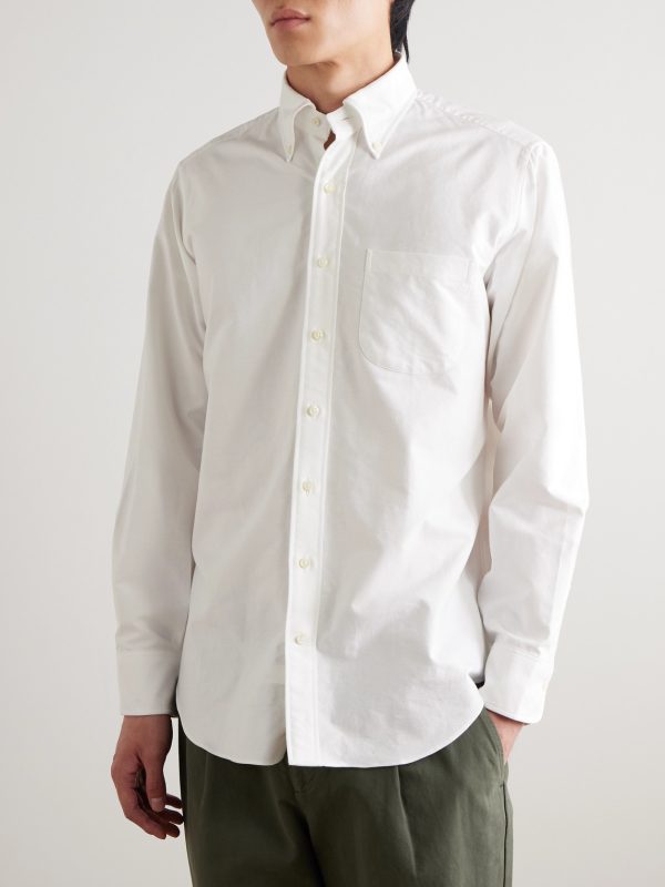 Button-Down Collar Cotton Oxford Shirt - FR Button-Down Collar Cotton Oxford Shirt - FR