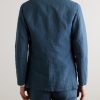Butcher Hemp and Cotton-Blend Canvas Blazer - BK Butcher Hemp and Cotton-Blend Canvas Blazer - BK