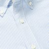Button-Down Collar Striped Cotton Oxford Shirt - CU