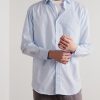 Spread-Collar Checked Cotton-Poplin Shirt - FR Spread-Collar Checked Cotton-Poplin Shirt - FR