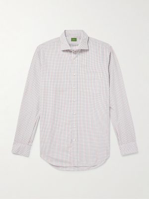 Checked Cotton-Poplin Shirt