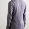 Ghost Slim-Fit Wool, Cotton, Silk and Linen-Hopsack Blazer - BK Ghost Slim-Fit Wool, Cotton, Silk and Linen-Hopsack Blazer - BK