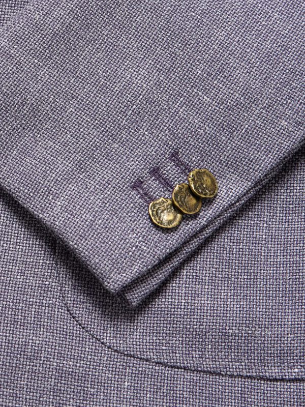 Ghost Slim-Fit Wool, Cotton, Silk and Linen-Hopsack Blazer - CU Ghost Slim-Fit Wool, Cotton, Silk and Linen-Hopsack Blazer - CU