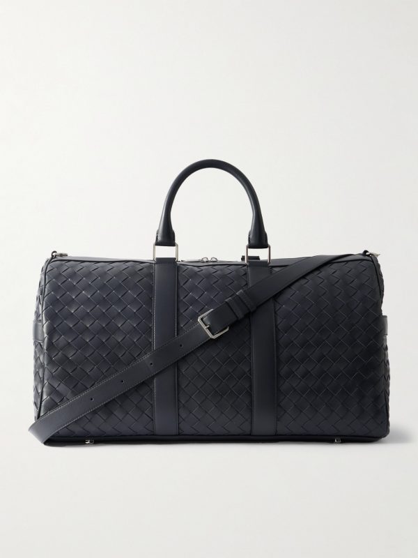 Intrecciato Leather Weekend Bag Intrecciato Leather Weekend Bag