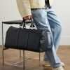 Intrecciato Leather Weekend Bag - OU Intrecciato Leather Weekend Bag - OU