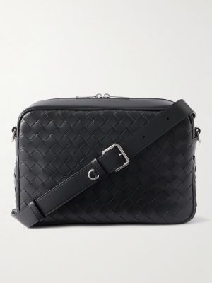 Intrecciato Leather Messenger Bag Intrecciato Leather Messenger Bag